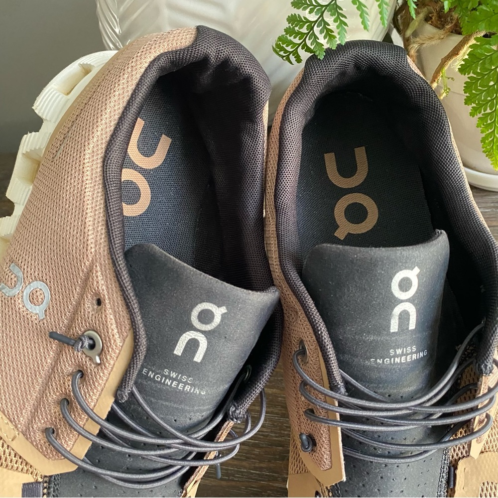On Cloud Mens Chai Magnet Bungee Athletic Running‎ Sneakers Shoes 13 Tan brown